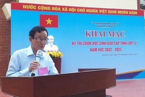 Kỳ thi diễn ra nghiêm túc, an toàn, đúng quy định. Ảnh: Thọ-Sơn.