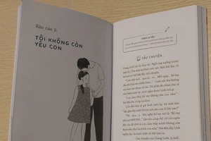 Những rào cản tâm lý được đưa ra trong cuốn sách 'Làm cha mẹ (không) hoàn hảo'. Ảnh: Hoàng Anh.