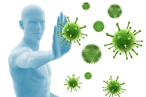 Sức đề kháng bảo vệ cơ thể trước nguy cơ mầm bệnh (vi khuẩn, virus...). Ảnh minh họa