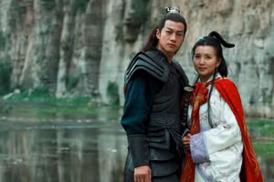 Điêu Thuyền và Lã Bố trong Tân Tam Quốc Diễn Nghĩa (2010). Ảnh: INT.