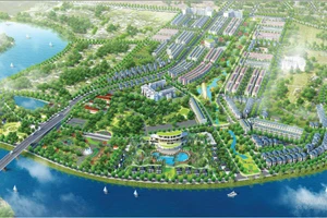 Phối cảnh Khu đô thị mới River Silk City. 