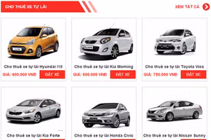 Giá cho thuê xe ô tô tự lái tăng mạnh trong dịp lễ 2/9.