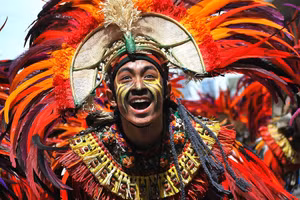 Lễ hội Dinagyang. Ảnh: Bored Panda