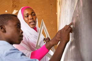 Nhiều trẻ em Sudan không thể đến trường vì xung đột.