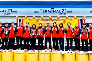  Đội cầu mây Việt Nam giành Huy chương Vàng thế giới 2023. Ảnh: INT