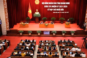 Quang cảnh kỳ họp. (Ảnh: Đỗ Phương)