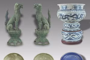 6 hiện vật thuộc 4 nhóm hiện vật của ông Trần Đình Thăng vừa được công nhận là bảo vật quốc gia.