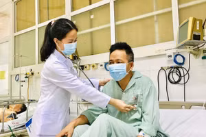Sau 24 giờ, tình trạng sức khỏe bệnh nhân ổn định. Ảnh: BVCC.