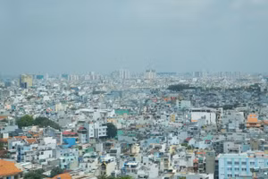 Một góc khu vực trung tâm TPHCM. (Ảnh: Lê Nam)