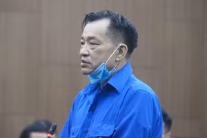 Bị cáo Nguyễn Ngọc Hai tại tòa.