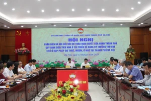 Quang cảnh hội nghị.