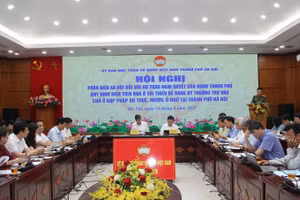 Quang cảnh hội nghị.