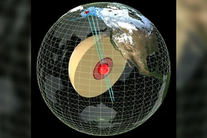 Lõi mới được phát hiện này có khả năng là một quả bóng kim loại rộng 400 dặm (644 km).