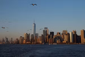 Các tòa nhà tại 5 quận của New York nặng 762 tỷ kg. 