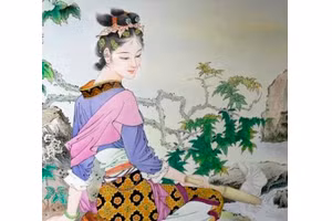 Tranh minh họa Tây Thi.