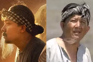 Trấn Thành và Mạc Can trong vai diễn bác Ba Phi.