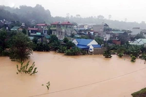 Tình trạng lũ lụt xảy ra tại Sơn La sau nhiều ngày mưa liên tục