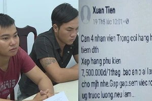 Bắt 2 đối tượng dùng mồi nhử “việc nhẹ lương cao” lừa bán phụ nữ sang Trung Quốc