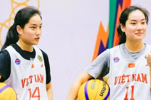 Cặp song sinh nổi tiếng của bóng rổ Việt Nam tại SEA Games 32