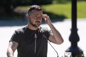 Tổng thống Ukraine Zelensky.