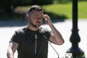 Tổng thống Ukraine Zelensky.