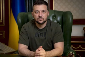 Tổng thống Ukraine Zelensky.