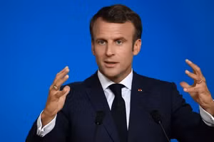 Tổng thống Pháp Emmanuel Macron.