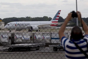 Máy bay của hãng American Airlines.