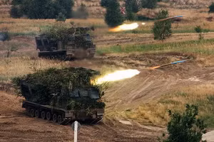 Hệ thống pháo phản lực phóng loạt của Đức.