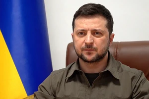 Tổng thống Ukraine Zelensky.