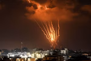 Những quả rocket phóng vào Israel