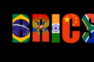 Khối BRICS gồm 5 quốc gia thành viên.