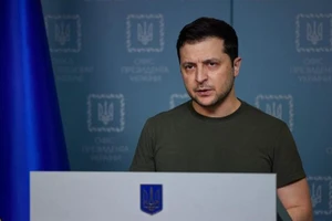 Tổng thống Ukraine Zelensky.