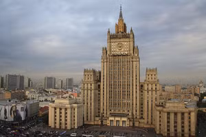 Tòa nhà Bộ ngoại giao Nga ở Moscow.