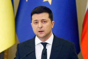 Tổng thống Ukraine Vladimir Zelensky.