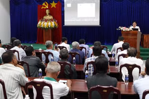 Quang cảnh buổi tập huấn 