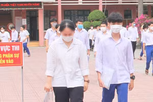 Thí sinh thoải mái hoàn thành kỳ thi tốt nghiệp THPT 2022.