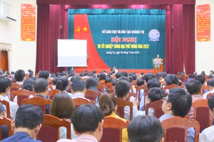 Hội nghị triển khai các nghiệp vụ liên quan đến thi tốt nghiệp THPT.