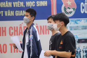 Thí sinh tham dự kỳ thi tốt nghiệp THPT năm 2022.