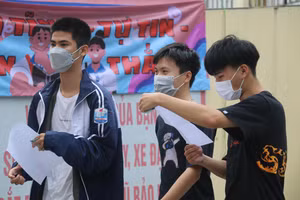 Thí sinh tham dự kỳ thi tốt nghiệp THPT năm 2022.