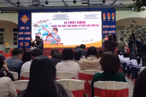 Quang cảnh buổi lễ.