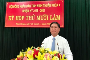 Ông Trần Quốc Nam, được bầu giữ chức Chủ tịch UBND tỉnh Ninh Thuận, nhiệm kỳ 2016 – 2021.