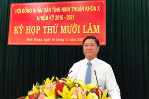 Ông Trần Quốc Nam, được bầu giữ chức Chủ tịch UBND tỉnh Ninh Thuận, nhiệm kỳ 2016 – 2021.