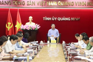 Ban Thường vụ Tỉnh ủy Quảng Ninh họp xem xét, thi hành kỷ luật Đảng đối với cán bộ, Đảng viên vi phạm.