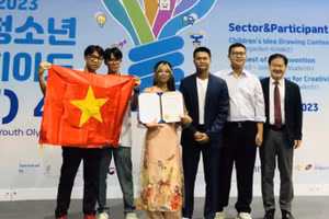 Trường THPT Hòn Gai đạt Huy chương vàng và Giải đặc biệt tại KiYO 2023.