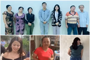 Các đối tượng trong đường dây đánh bạc bị bắt giữ.