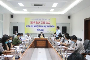 Họp Ban chỉ đạo kì thi tốt nghiệp THPT 2021 tại Kon Tum.