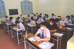 Thí sinh TP Cần Thơ trong Kỳ thi tốt nghiệp THPT. 