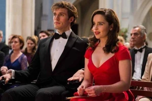 Sam Claflin và bạn điễn trong phim Me Befor You.