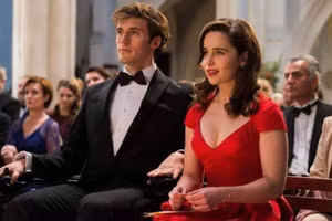 Sam Claflin và bạn điễn trong phim Me Befor You.